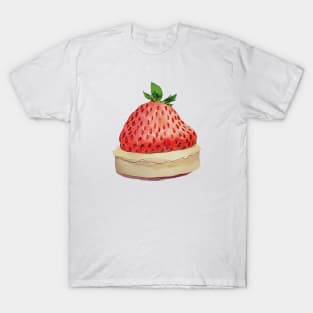 Strawberry Shortcake with a Giant Strawberry T-Shirt